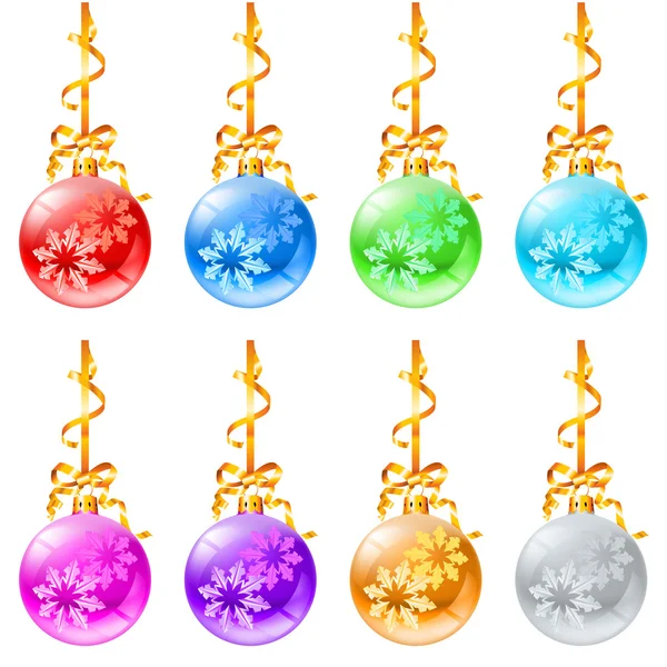 New Christmas decorations — Stock Vector