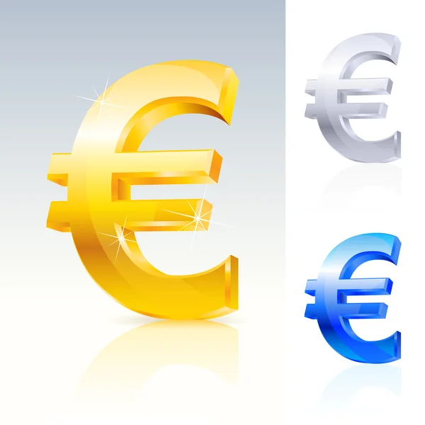 Streszczenie znak euro — Wektor stockowy
