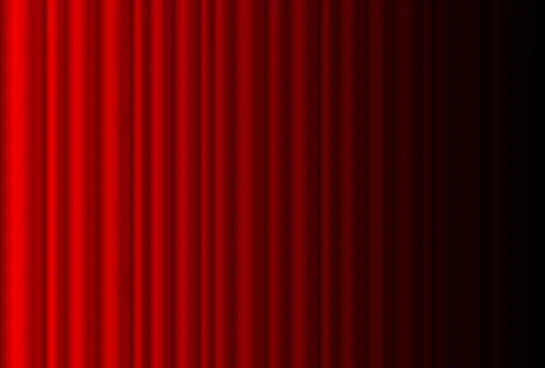 Фрагмент темно-красный занавес сцены — стоковый вектор