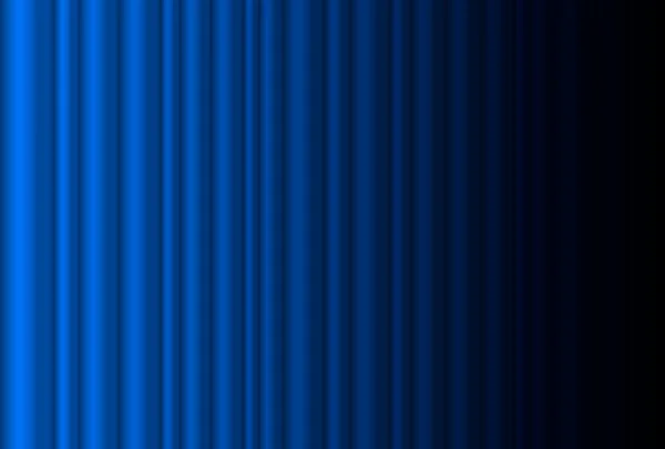 Fragment dark blue stage curtain — Stock Vector