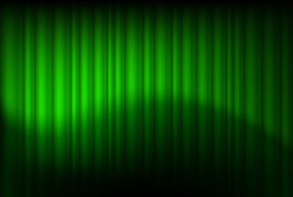 Gröna draperier återspeglas — Stock vektor