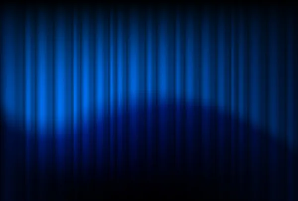 Rideaux bleus réfléchis — Image vectorielle