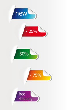 renkli çıkartmalar