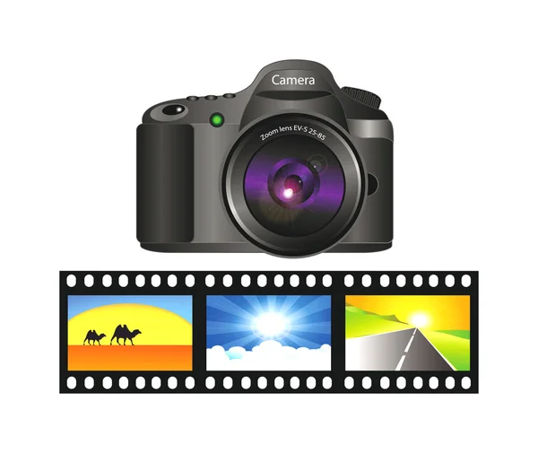 ベクトル式 3 d カメラ — ストックベクタ