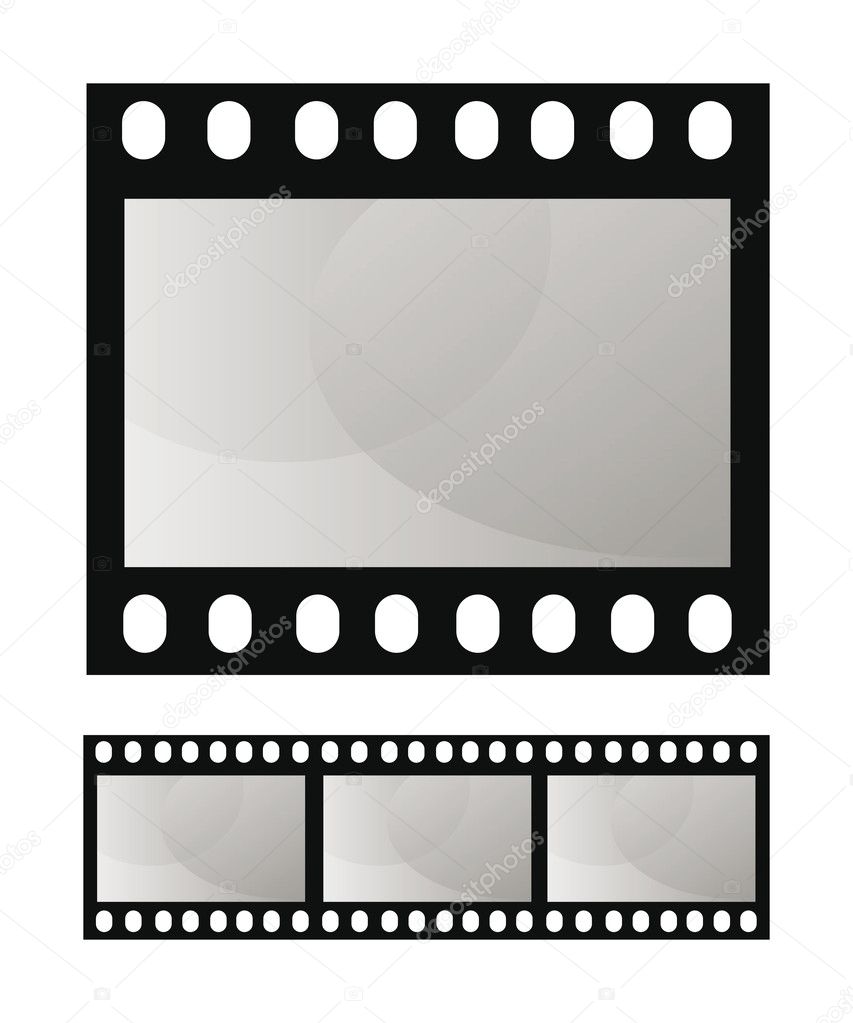 photo film frame seamless template
