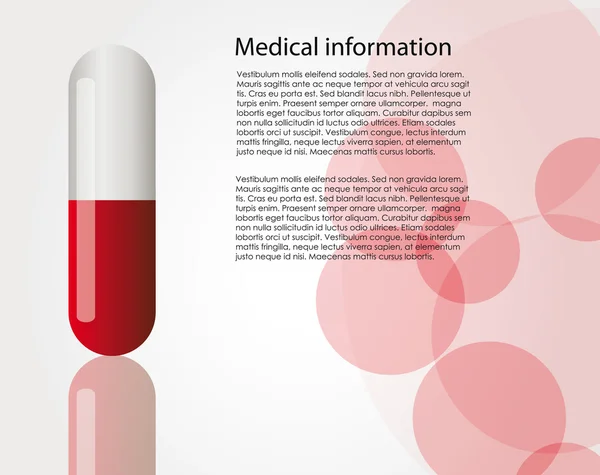 Vorlage für medizinische Website — Stockfoto