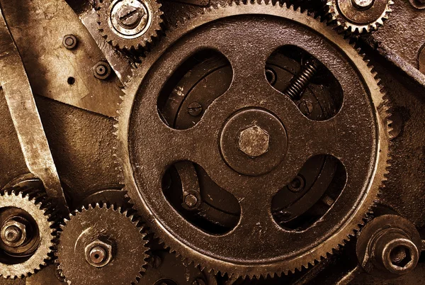 Cog and wheel details from machines — Stock Photo, Image
