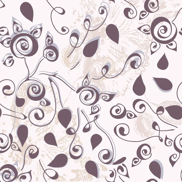 Roses motif graphique sans couture — Image vectorielle