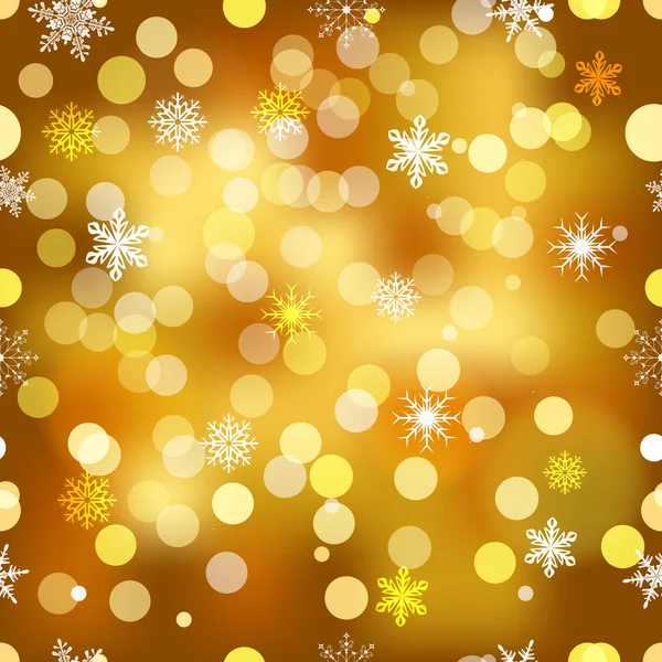 Vector seamless snowflakes background. — Stock Vector