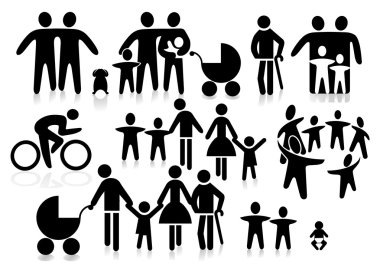 Family pictogram clipart