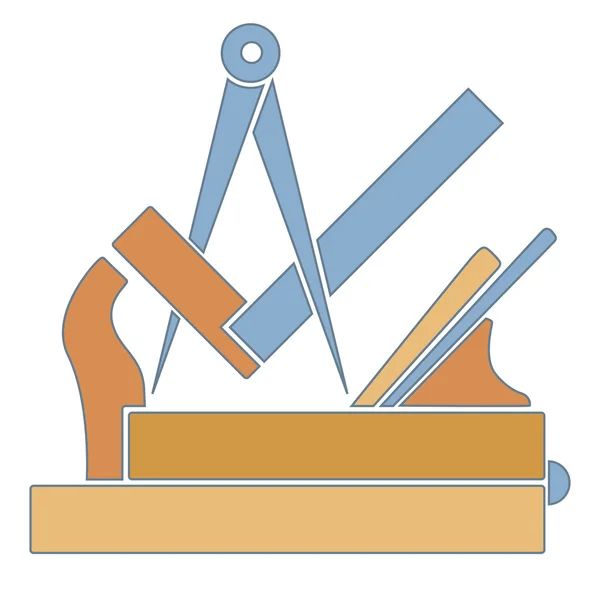 Guilde des charpentiers — Image vectorielle