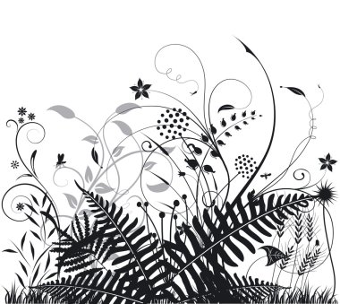 Plants and ferns clipart