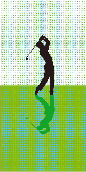 Golf spel — Stock vektor
