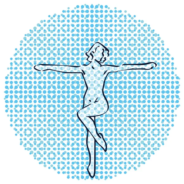 Gymnastique & Danse — Image vectorielle