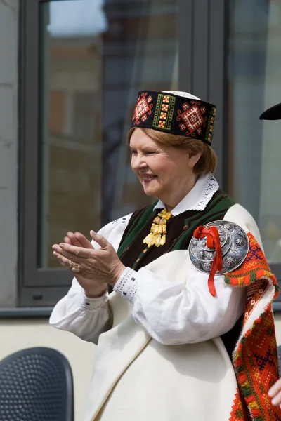 Vaira Vike-Freiberga-Ex-Präsident der Republik Lettland — Stockfoto