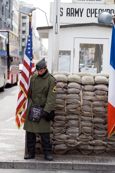 Checkpoint Charlie — Stockfoto