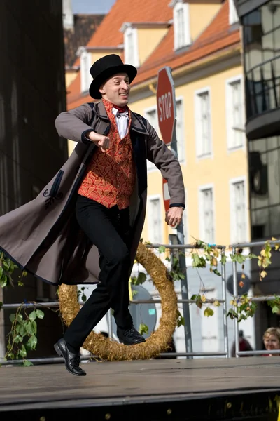 Tradicional folclore Letão — Fotografia de Stock