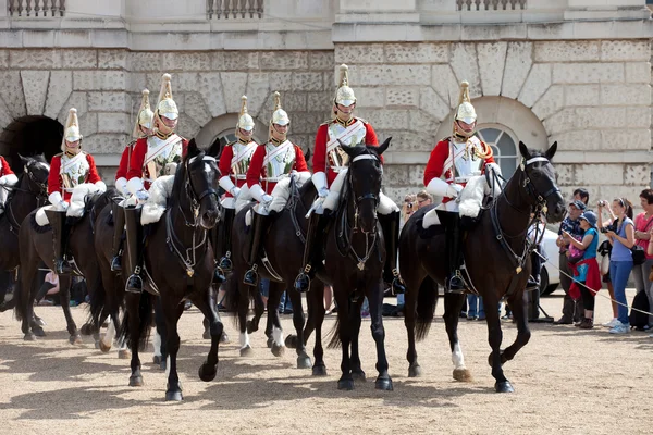 A guarda de cavalo mudando a cerimônia — Fotografia de Stock