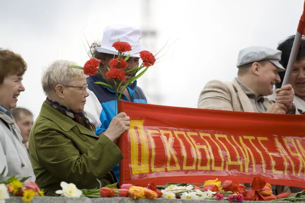 Firandet av Victory Day (Östeuropa) i Riga — Stockfoto