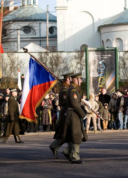 Tschechischer Ehrengarde — Stockfoto