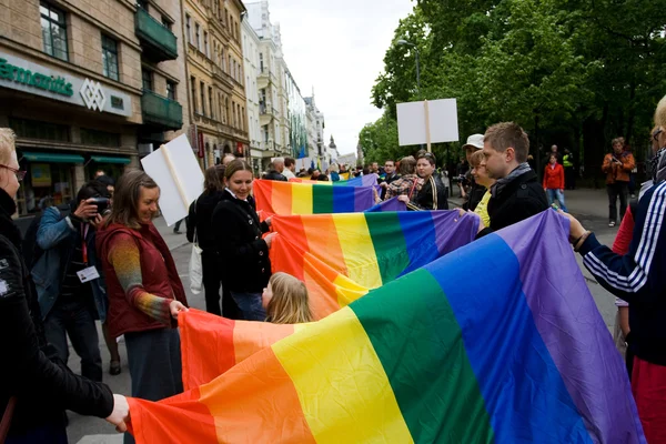 Riga gay pride — Stockfoto