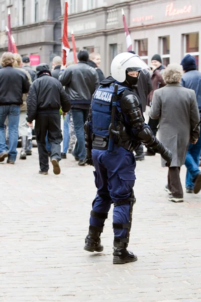 Policía antidisturbios —  Fotos de Stock