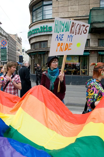 Рига pride гей — стокове фото