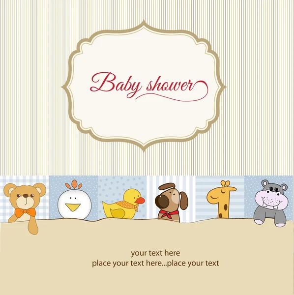 Baby douche aankondiging — Stockfoto