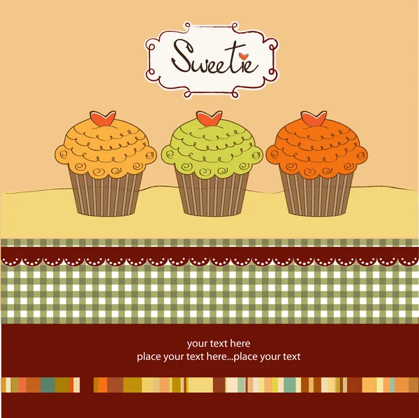 Happy Birthday cupcakes — Stock Photo, Image