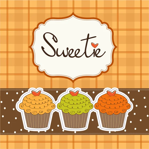 Gelukkige verjaardag cupcakes — Stockfoto