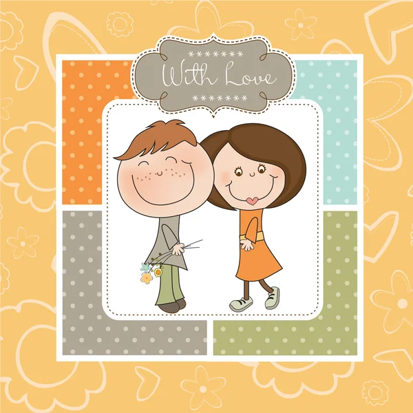 Happy lovers couple — Stock Photo, Image