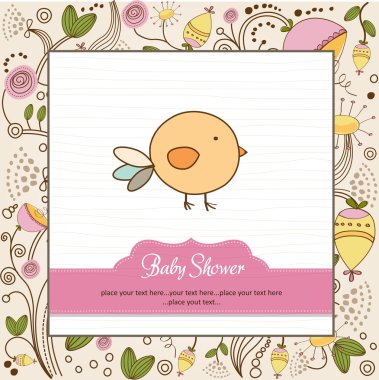 New baby girl clipart