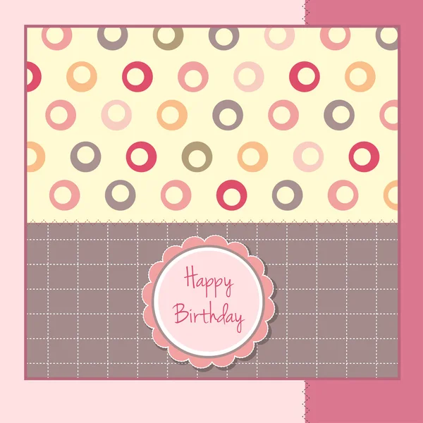 Greeting card template design — Stock Photo, Image