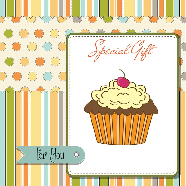 Birthday cupcake — Stock Photo, Image
