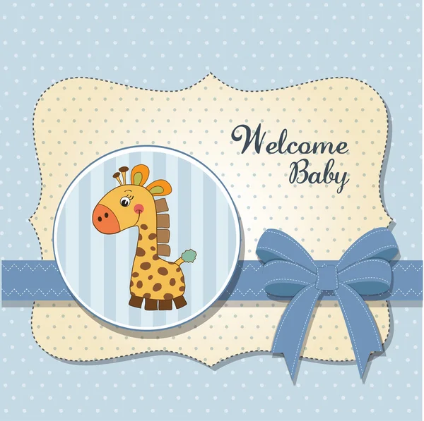 새로운 아기 카드 — 스톡 사진