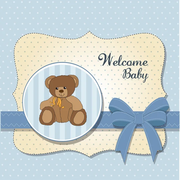 Nieuwe babykaart — Stockfoto