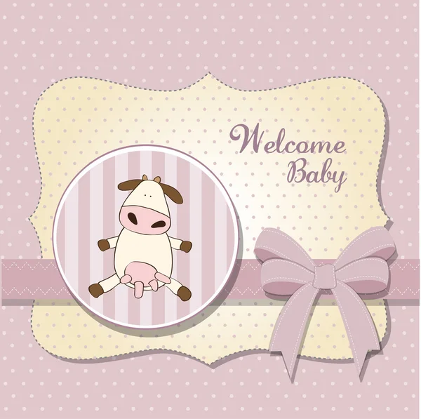 新しい赤ちゃんカード — ストック写真