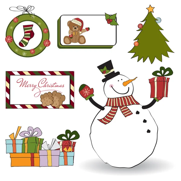 Christmas decoration elements set — Stock Photo, Image
