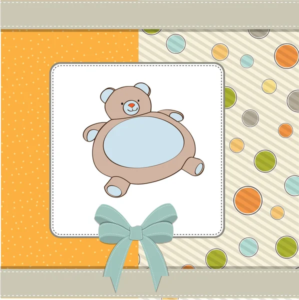 Bem-vindo baby card — Fotografia de Stock