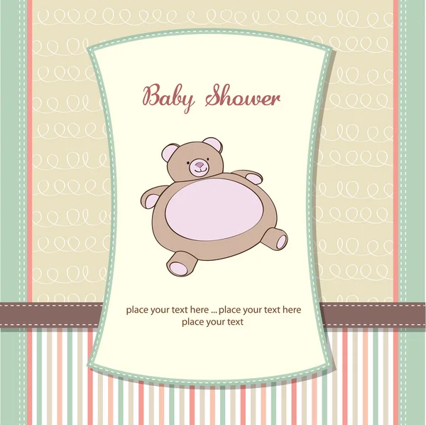 Baby shower kort — Stockfoto