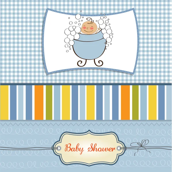 Cartão romântico do chuveiro do bebê — Fotografia de Stock