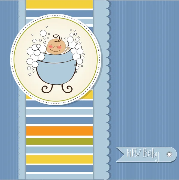 Welcome baby card — Stock Photo, Image