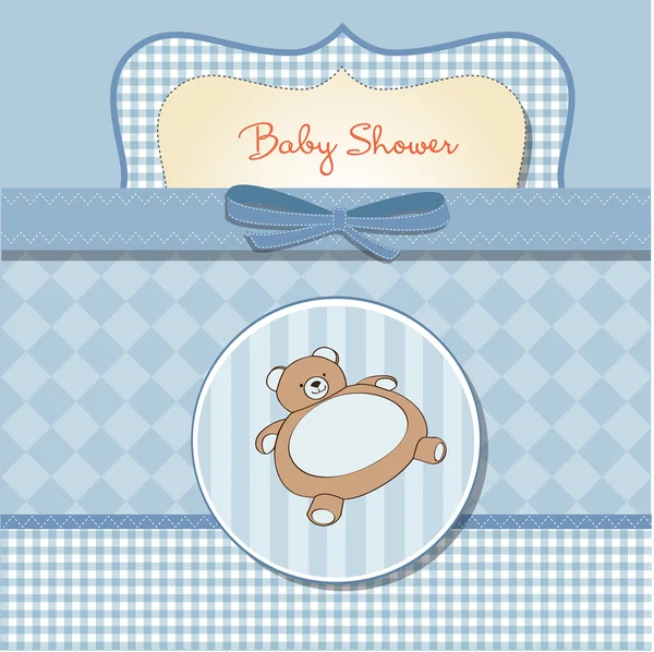 Romantische baby douche kaart — Stockfoto