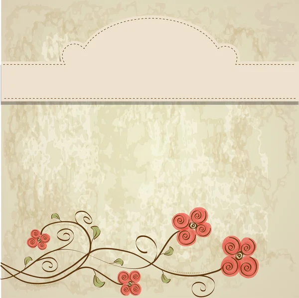 Romantische bloemen achtergrond — Stockfoto