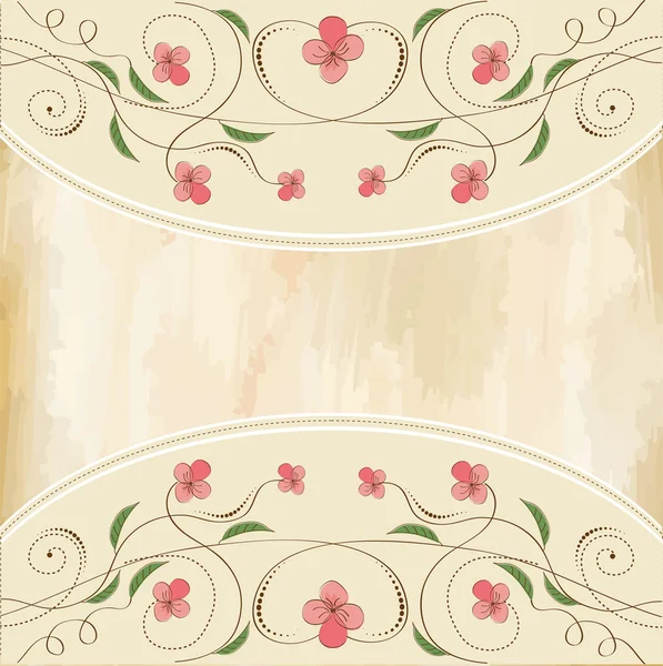 Customizable floral background — Stock Photo, Image