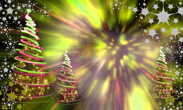 Weihnachtsbaum (Wald)) — Stockfoto