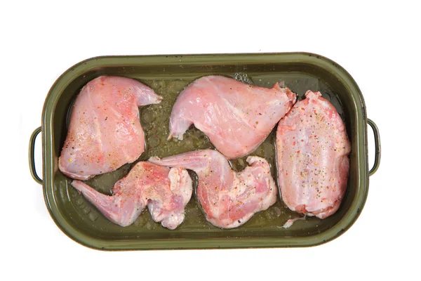 Raw rabbit meat — Stock Photo, Image