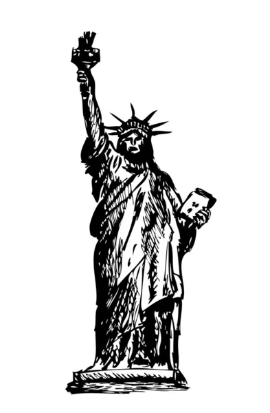 Статуя Свободы — стоковый вектор