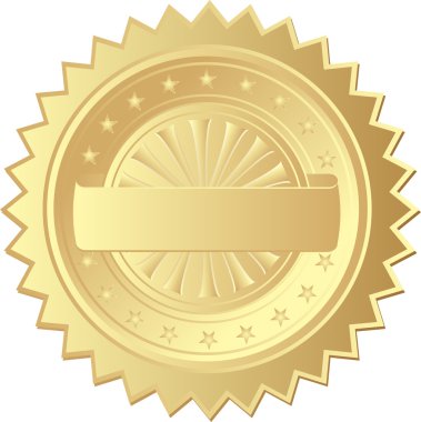 Gold seal clipart