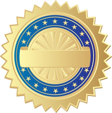 Gold seal clipart